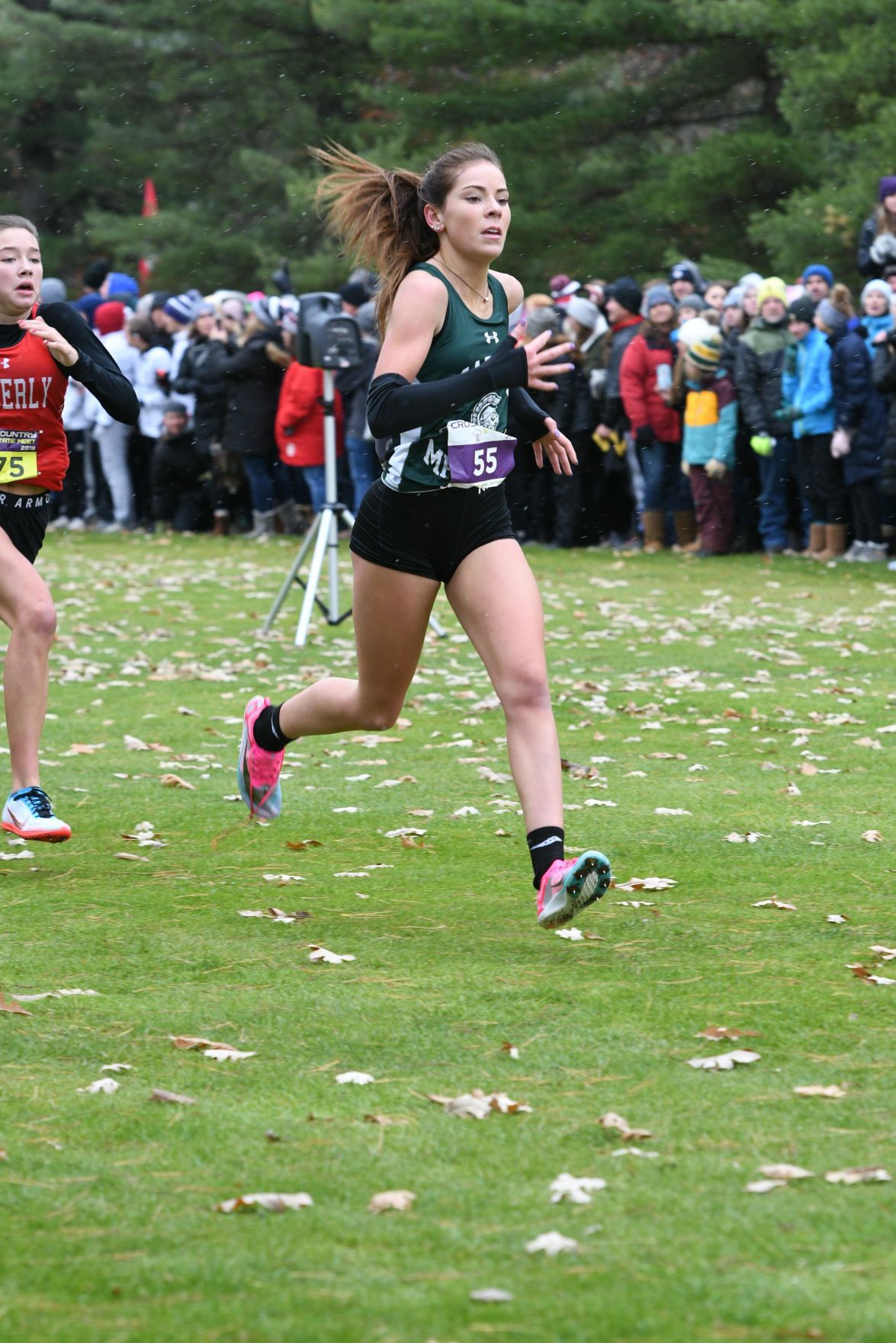 WIAA state cross country photo: Natalie Rhodes, Madison Memorial